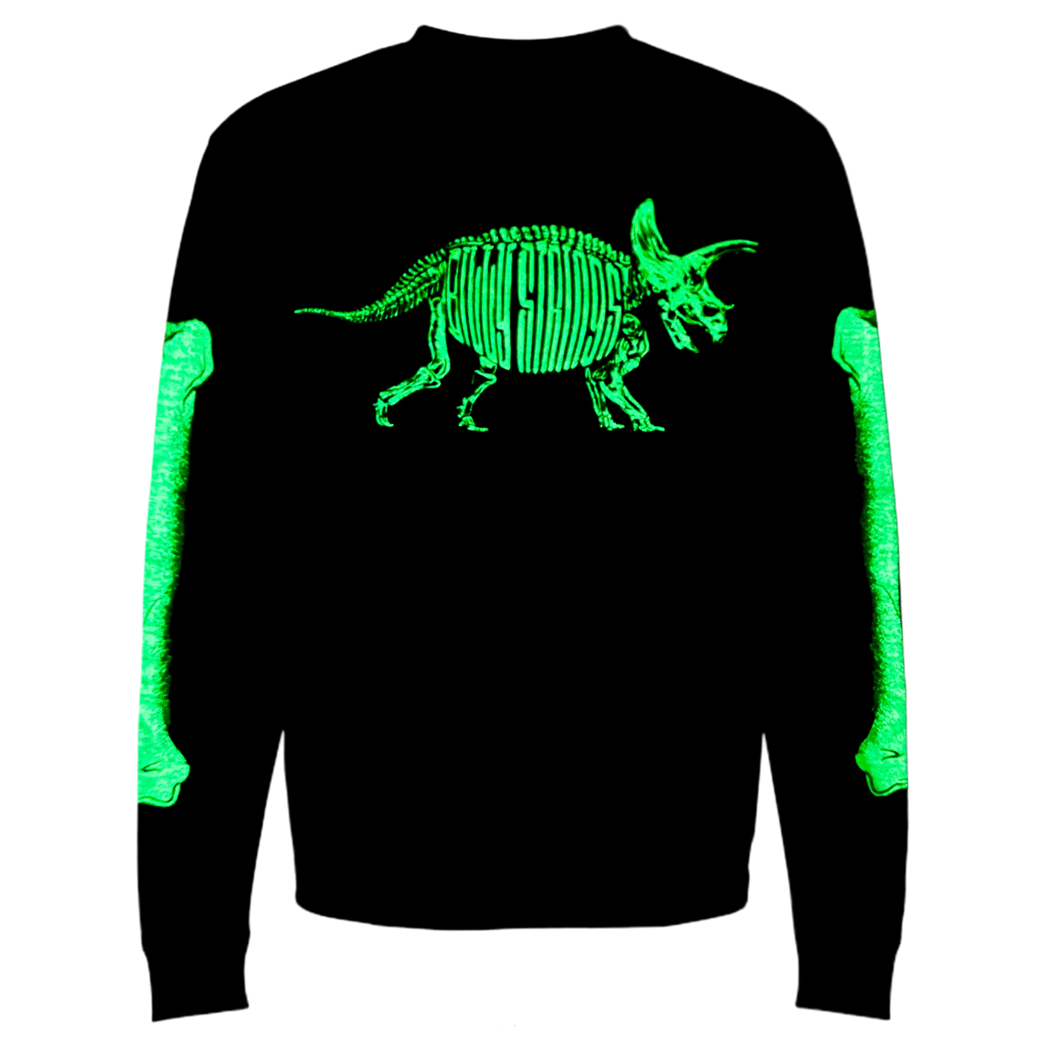 Glow in the Dark Fossil Camo Crewneck (Dannnprints) - Image 2