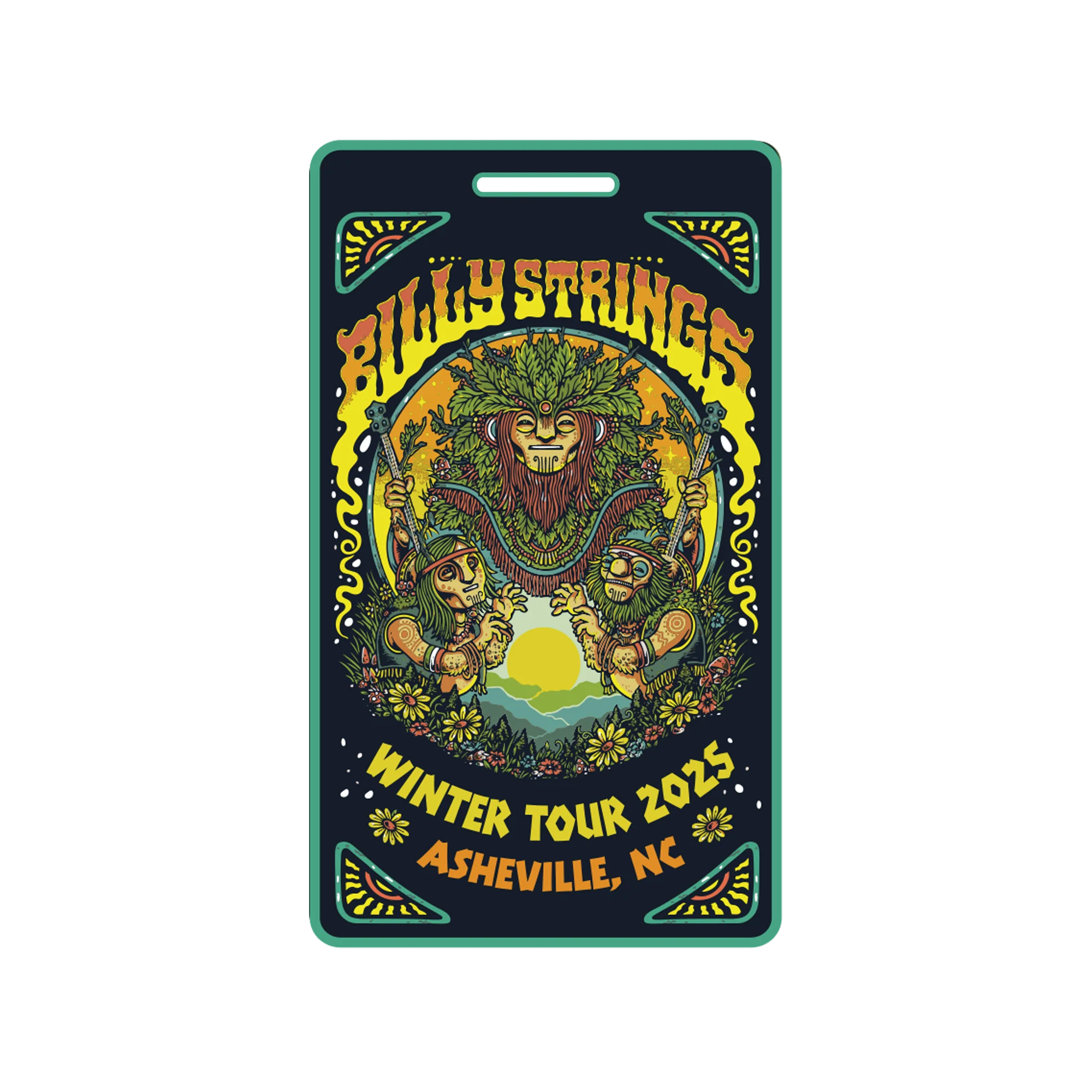 Luggage Tag: Asheville, NC 2025 (Matt Leunig)