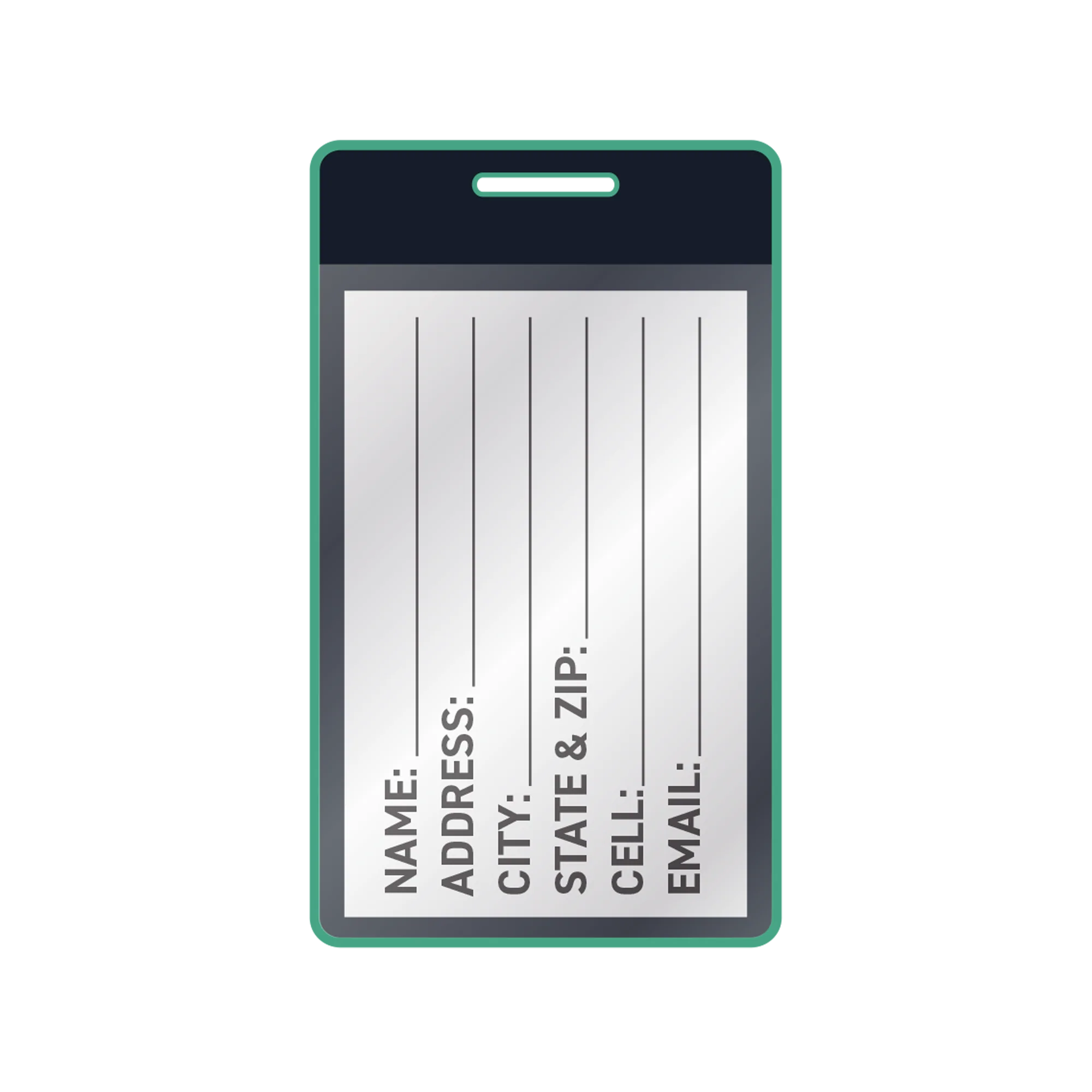 Luggage Tag: Asheville, NC 2025 (Matt Leunig) - Image 2