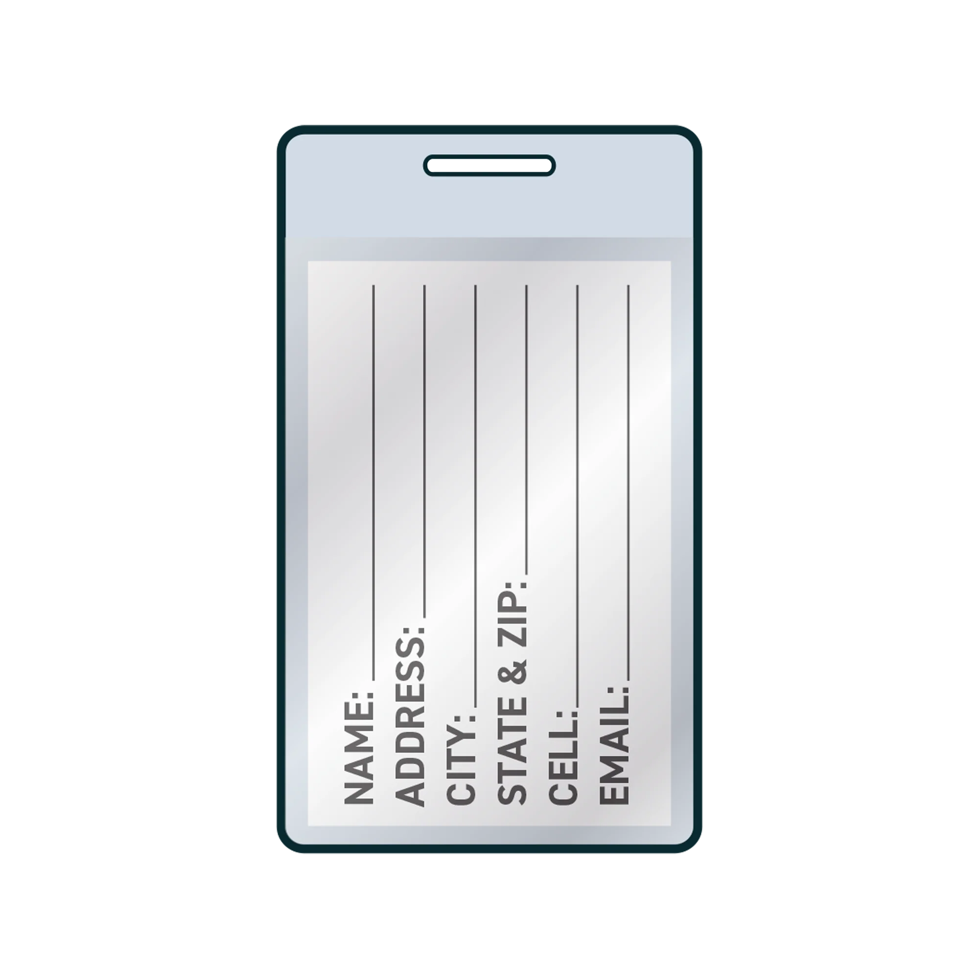 Luggage Tag: Worcester, MA 2024 (Nick Van Berkum) - Image 2