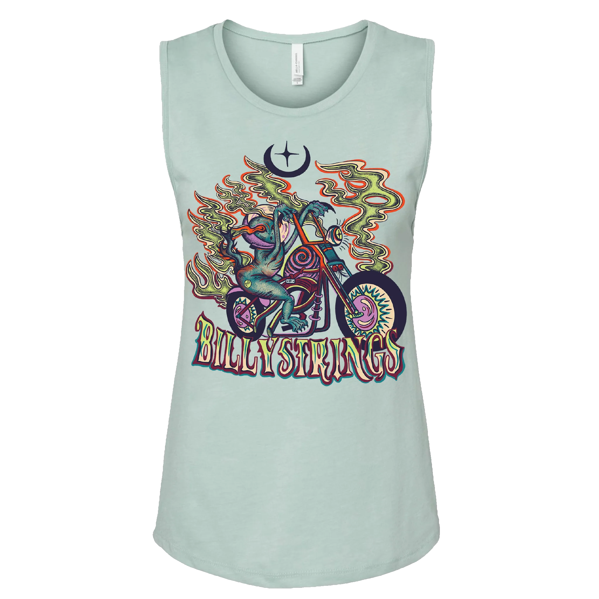 Motorcycle Alien Ladies Tank (Jamie Gibson)
