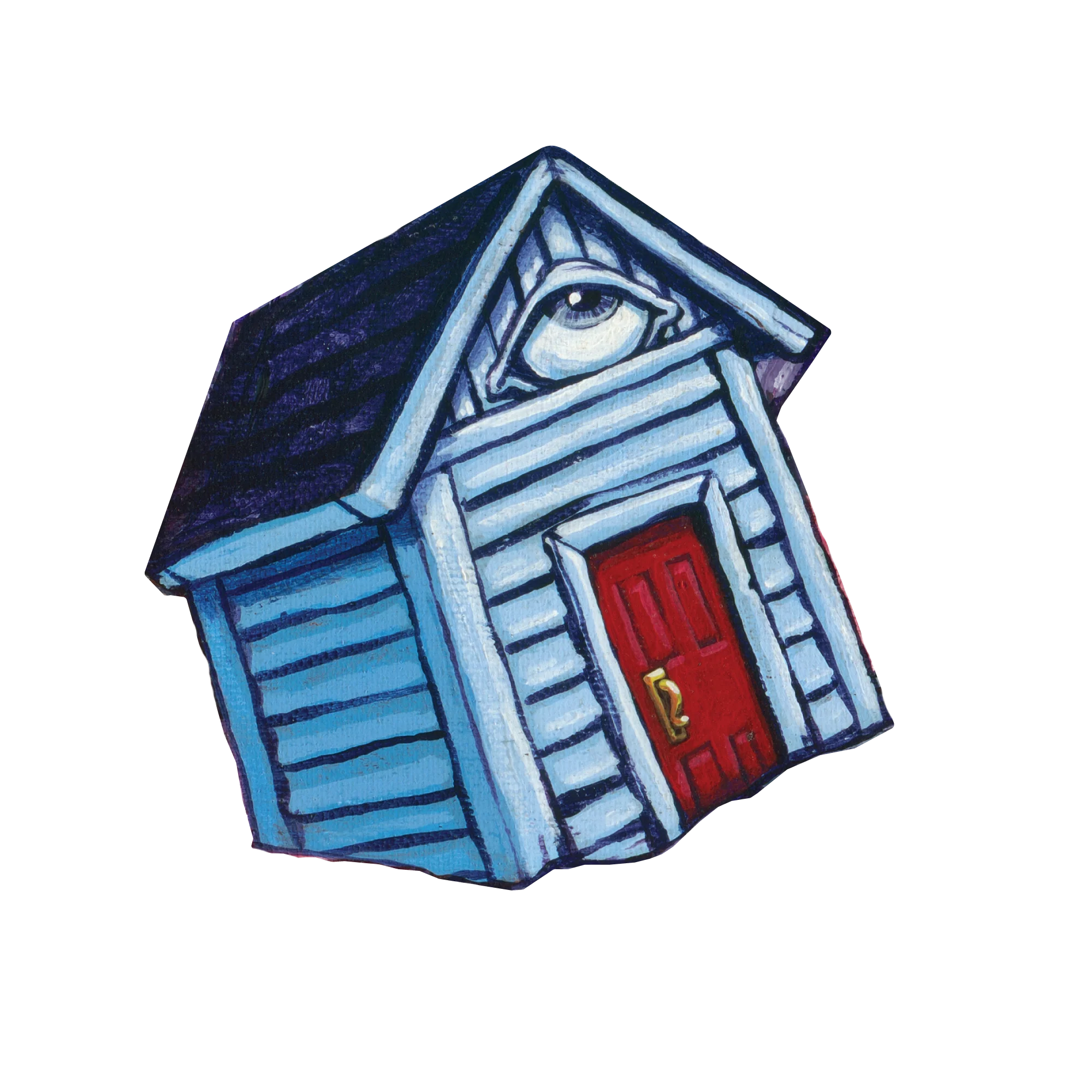 Pin: Glow in the Dark Turmoil & Tinfoil House