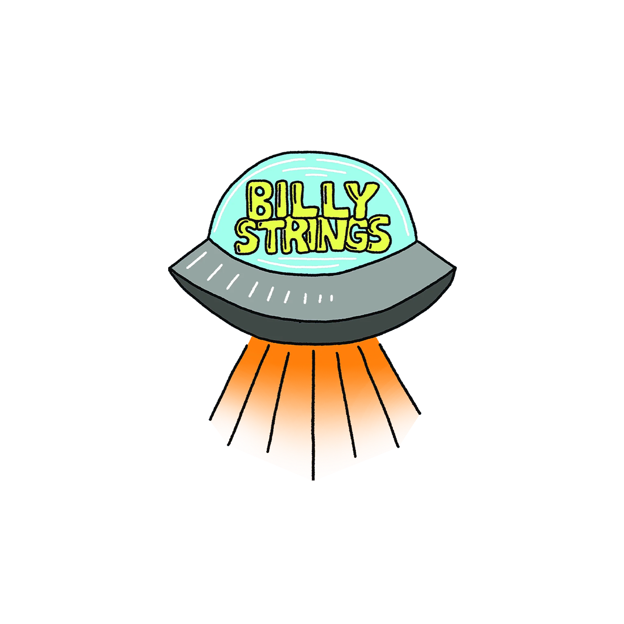 Pin: Glow in the Dark UFO (Hailey Miller Beiden)