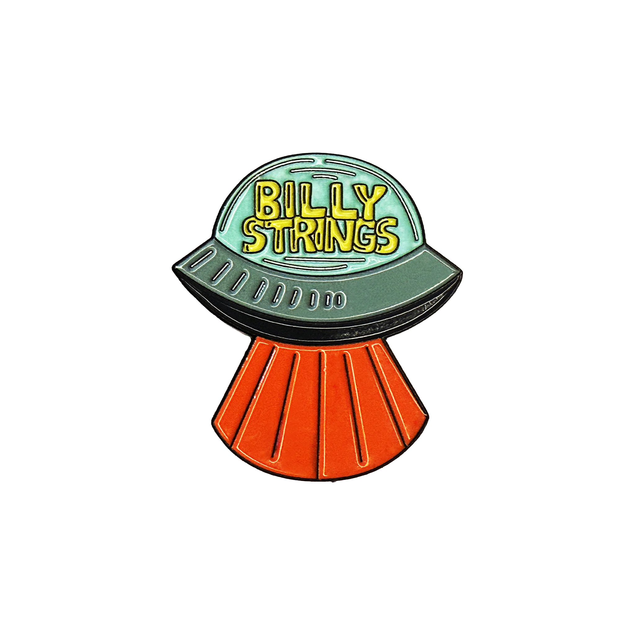 Pin: Glow in the Dark UFO (Hailey Miller Beiden) - Image 2