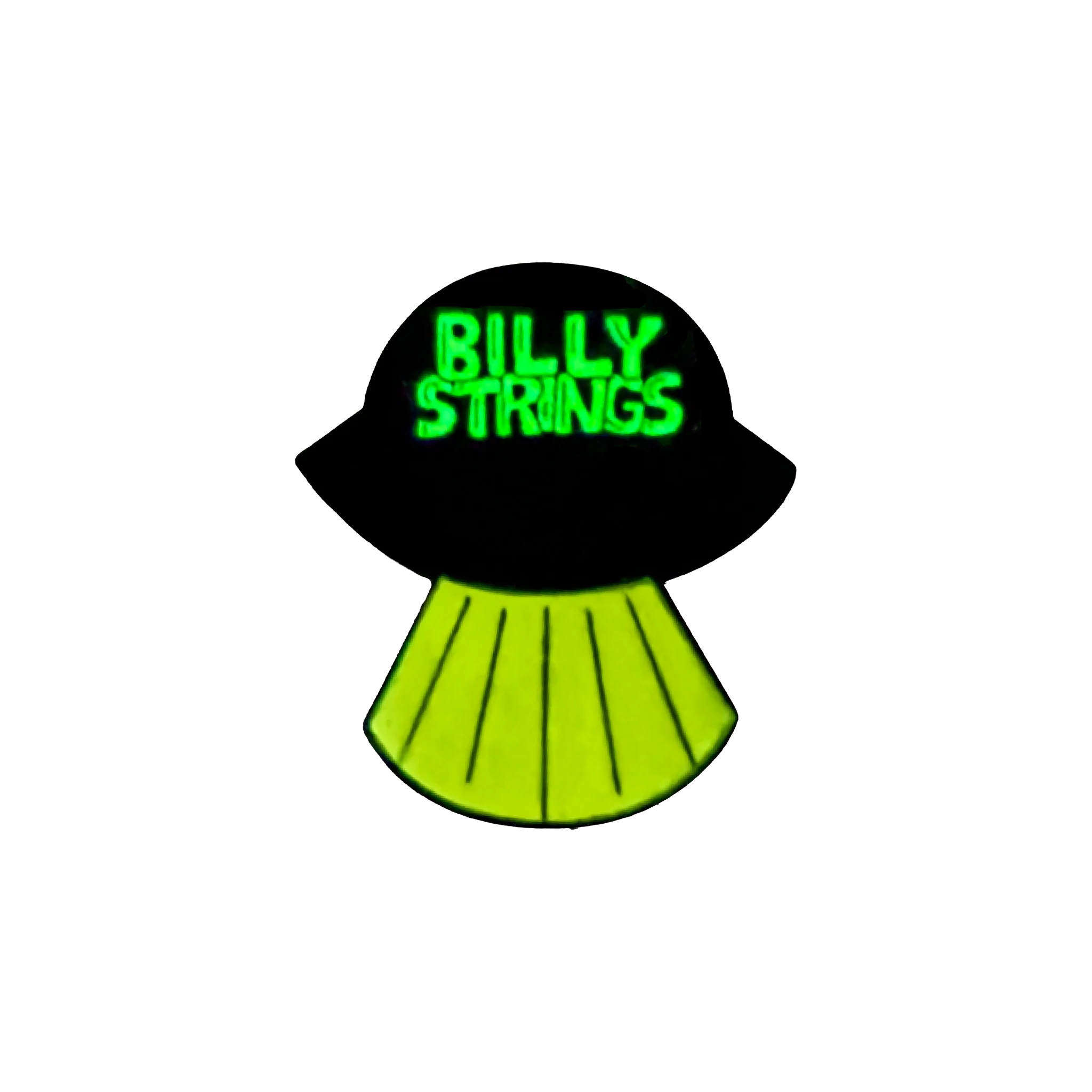 Pin: Glow in the Dark UFO (Hailey Miller Beiden) - Image 3