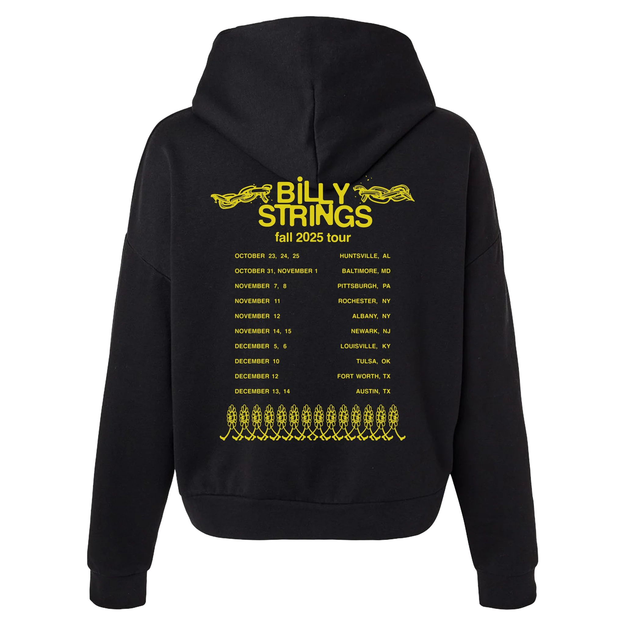 Seeing Flower Ladies Hoodie with Dates (Champagne Rodman) - Image 2